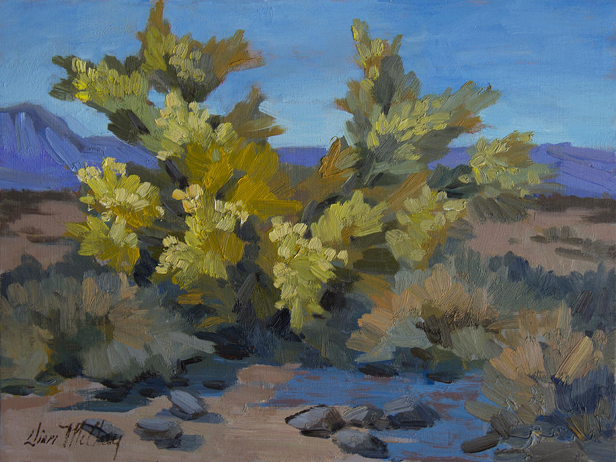 Palo Verde in La Quinta Cove Painting by Diane McClary
