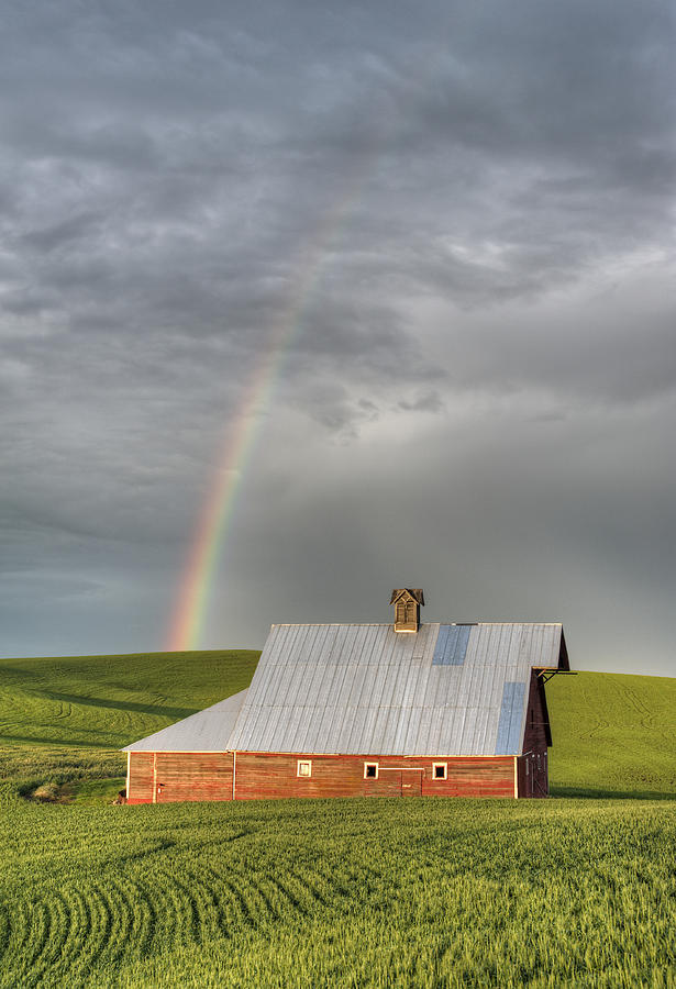 Palouse Rainbow Photograph by Doug Davidson