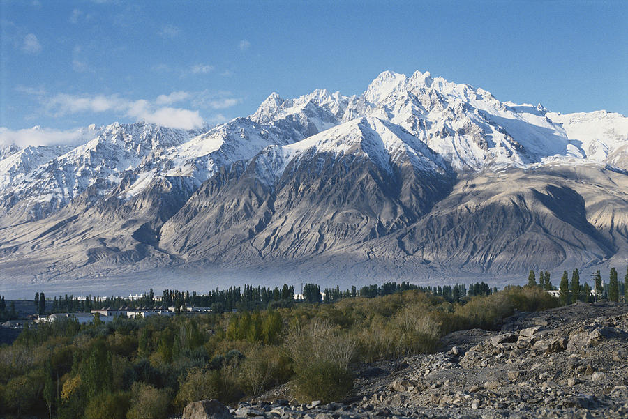 Pamir Mountain Ranges Along Karakoram Photograph by Alison Wright