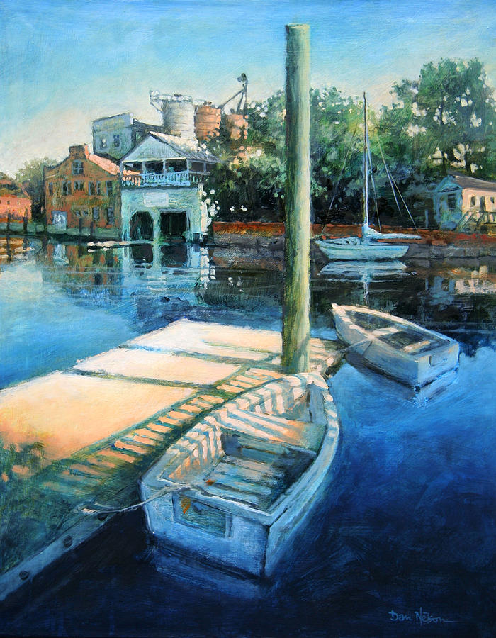 Pamlico Morning Painting by Dan Nelson