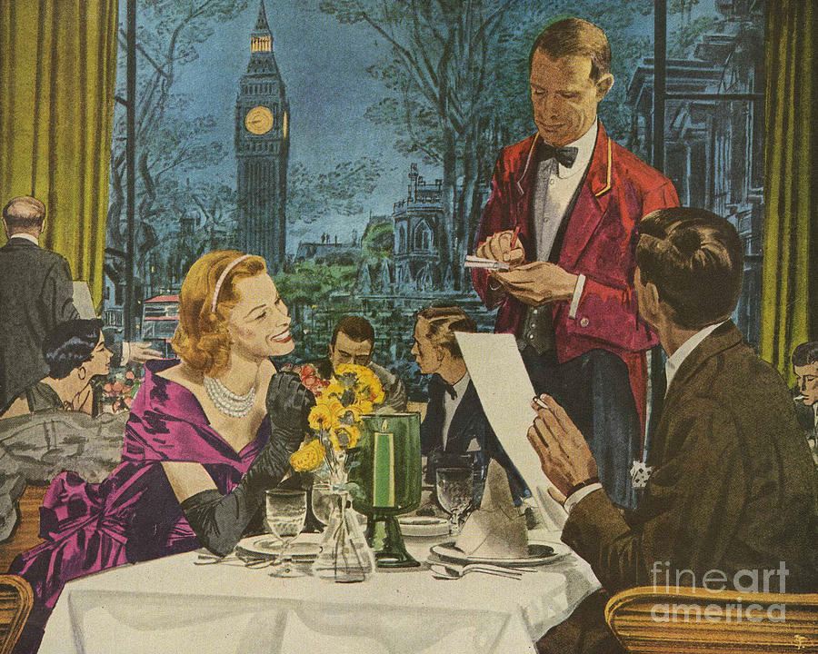 1950s Drawing - Pan Am, Pan American  1950s Usa London by The Advertising Archives