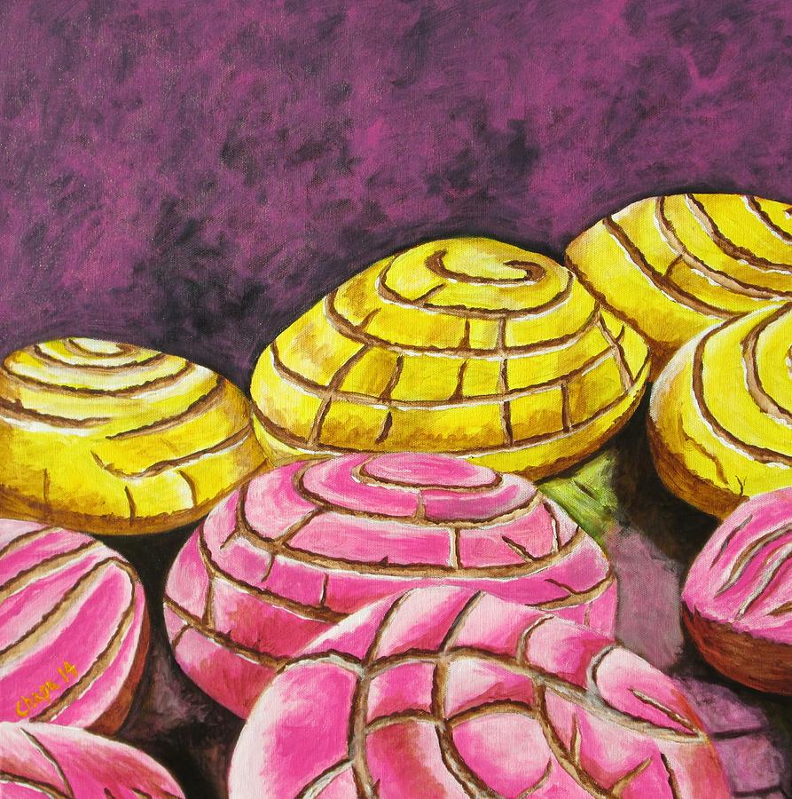 Pan dulce I Painting by Manny Chapa