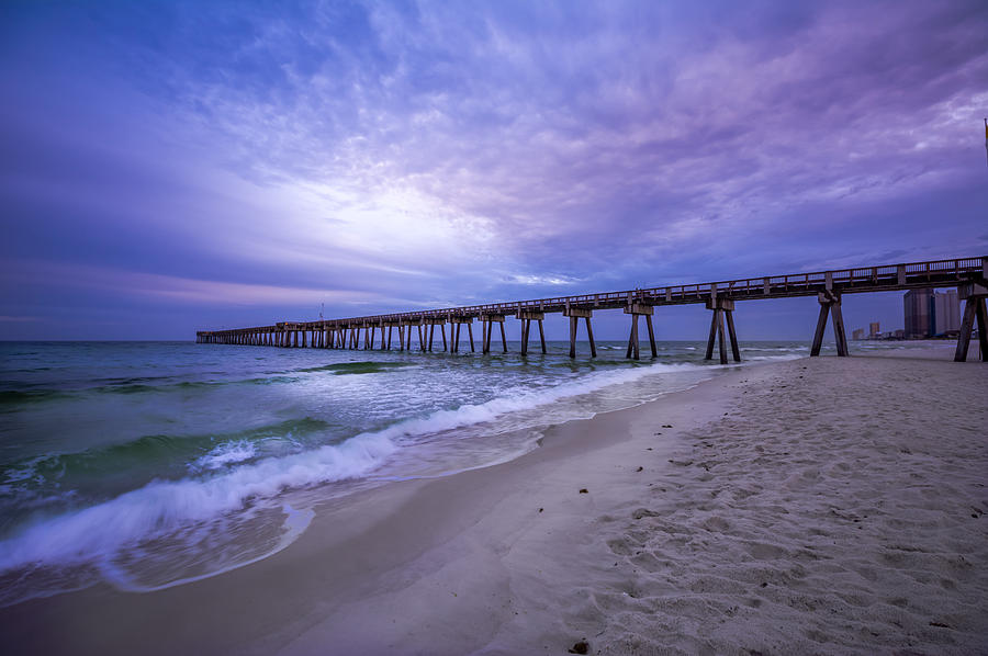 Panama City Beach Pier In The Morning Photograph