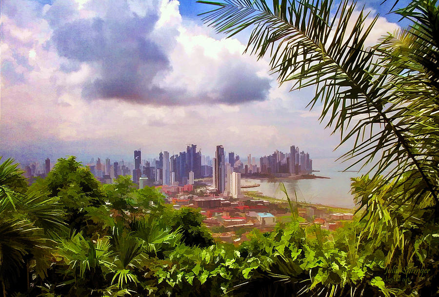 Panama City from Ancon Hill Photograph by Julia Springer
