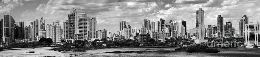 Panama City skyline from the east 2 Photograph by Rudi Prott