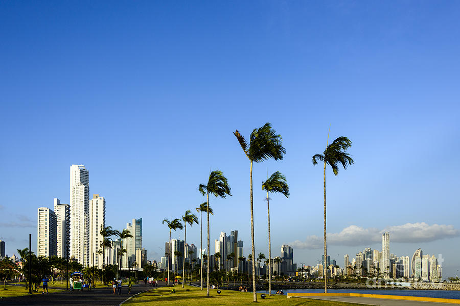 Panama City Skyline Photograph by Oscar Gutierrez