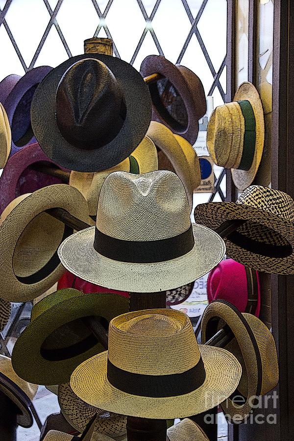 Hat Photograph - Panama Hats Are Made In Ecuador II by Al Bourassa