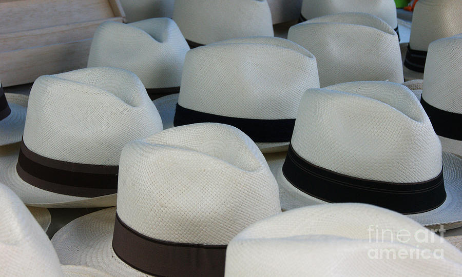 Panama hats 1 Photograph by Rudi Prott