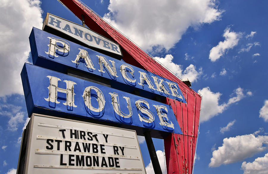 Vintage Photograph - Pancake House by Skip Hunt