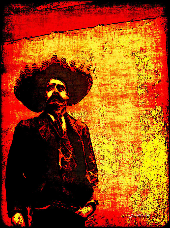 Columbus Photograph - Pancho Villa by Joan  Minchak