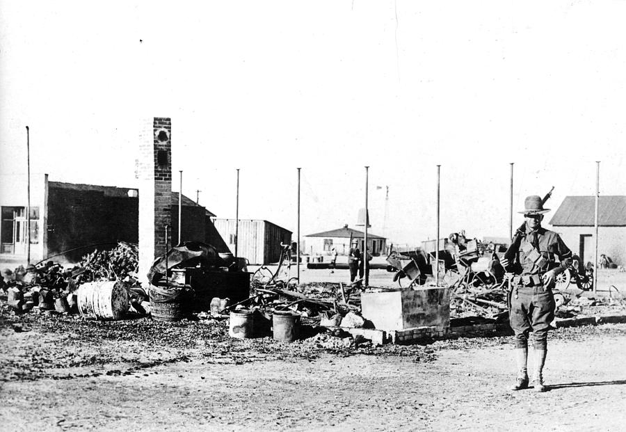 Pancho Villas Raid, 1916 Photograph by Granger