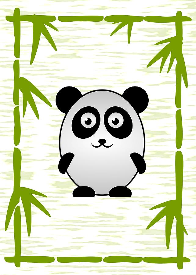 Panda - Animals - Art for Kids Digital Art by Anastasiya Malakhova