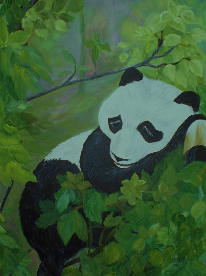 Panda Painting by Christy Saunders Church
