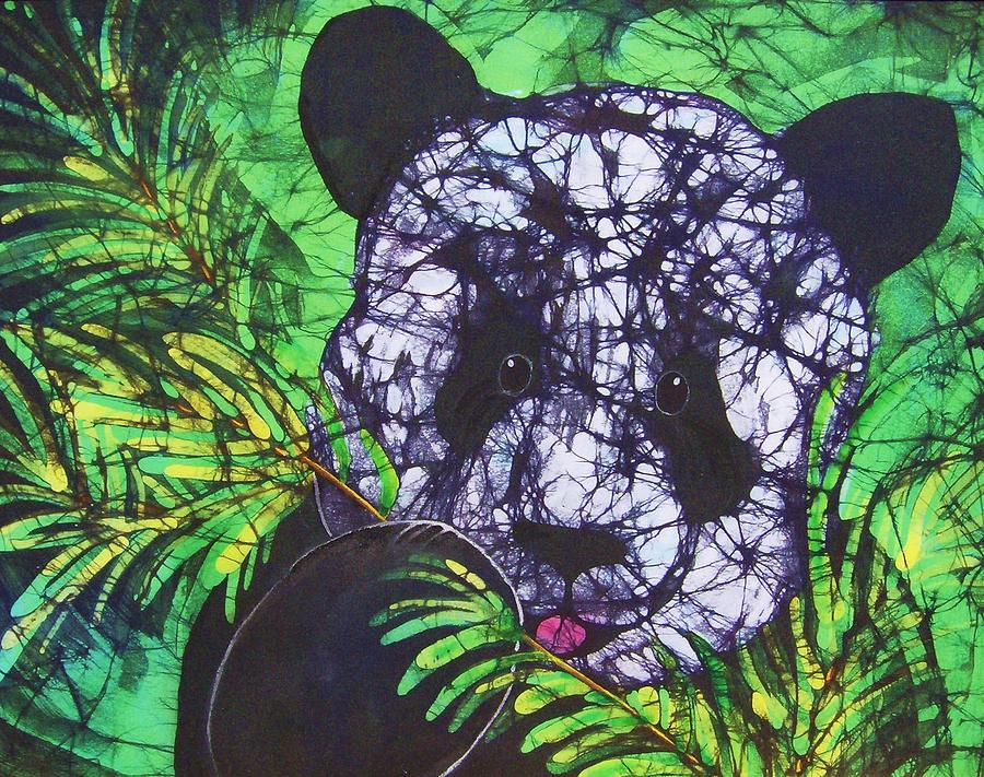 Panda Snack Tapestry - Textile by Kay Shaffer