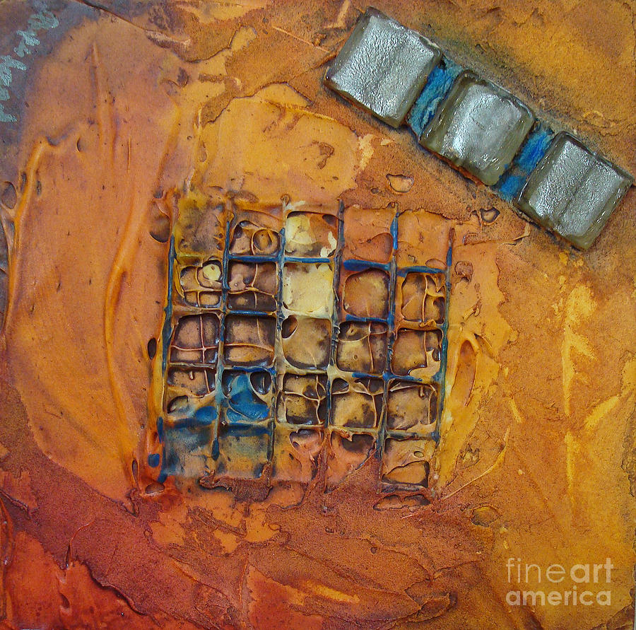 Panel Five Mixed Media by Phyllis Howard