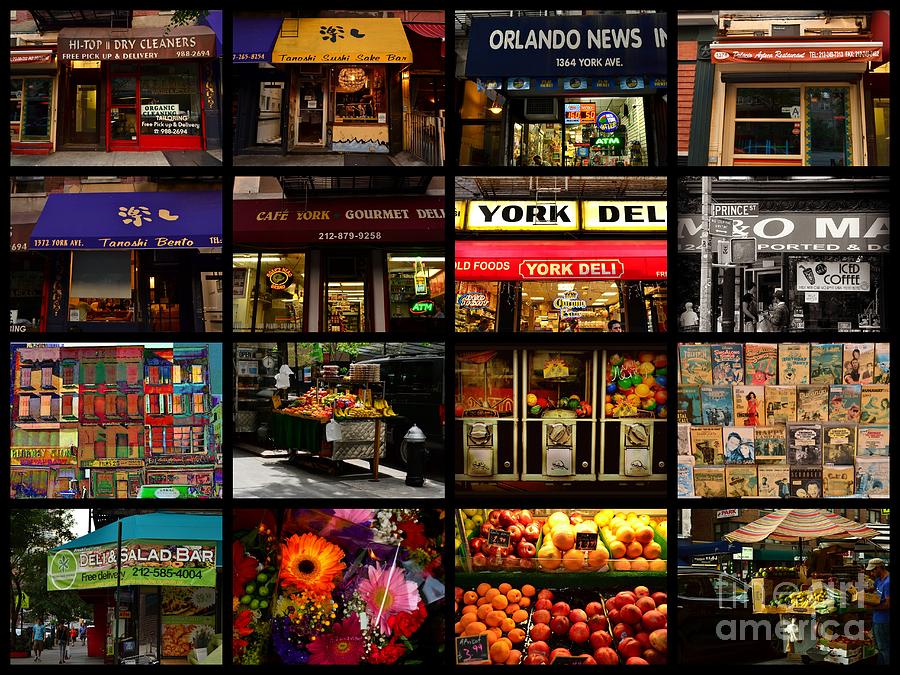 Panel - Storefronts of New York - Delis - Yorkville Upper East Side Photograph by Miriam Danar