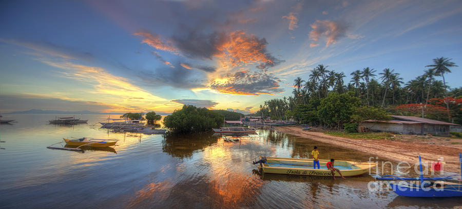 Panglao Port Sunset 7.0 Photograph by Yhun Suarez