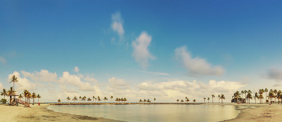 Panorama Beach Miami Photograph by Thepalmer