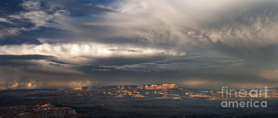 Panorama Clearing Summer Storm Bryce Canyon National Park Utah Photograph by Dave Welling