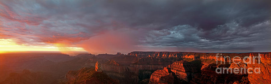 Panorama North Rim Grand Canyon National Park Arizona Photograph by Dave Welling