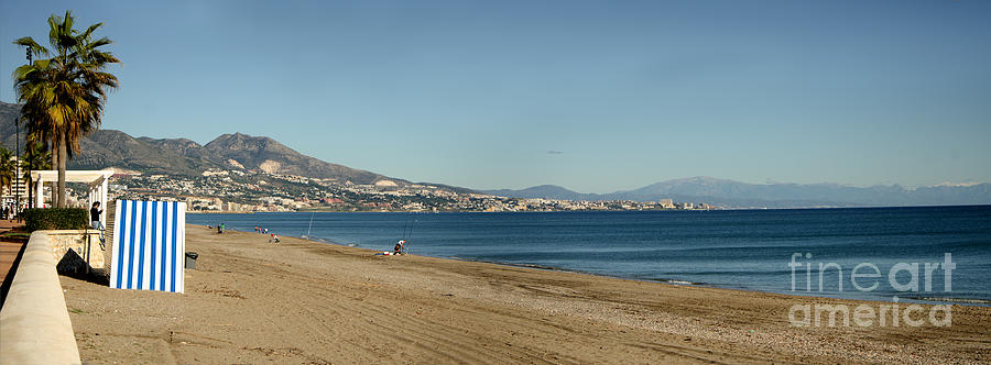 Panorama of Beach Spain Photograph by Perry Van Munster