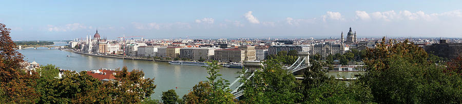 Panorama Of Budapest And Danube River Photograph by Chlaus Lotscher