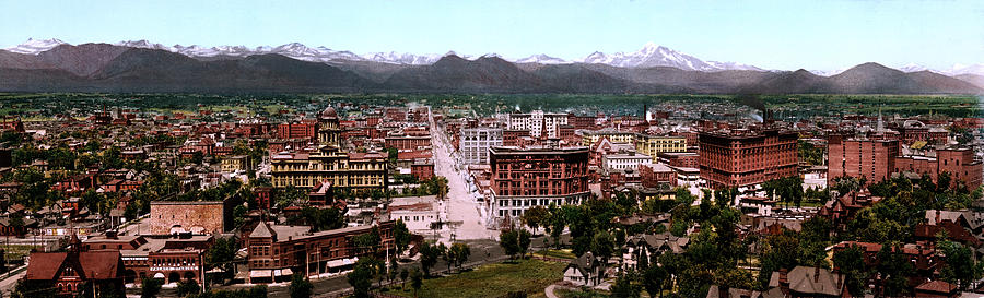 Panorama of Denver Photograph by Georgia Clare