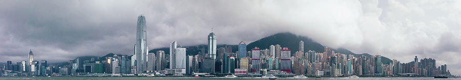 Panorama Of Hong Kong Island Photograph by  0759