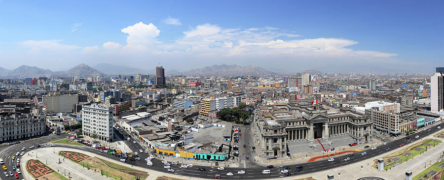 Panorama Of Lima, Peru Photograph by Jumper