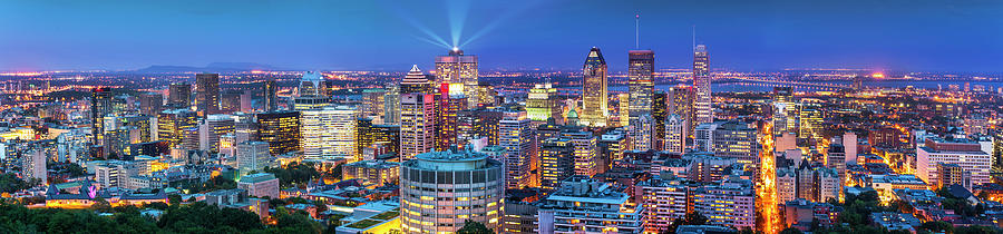 Architecture Photograph - Panorama Of Montreal by Naibank