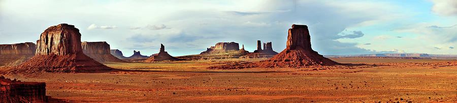 Panorama Of Monument Valley Photograph by Utah-based Photographer Ryan Houston