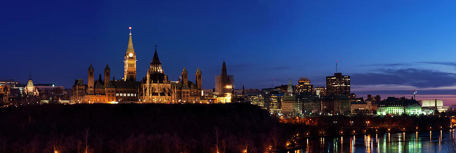 Panorama Of Parliament Hill, Ottawa Photograph by Naibank