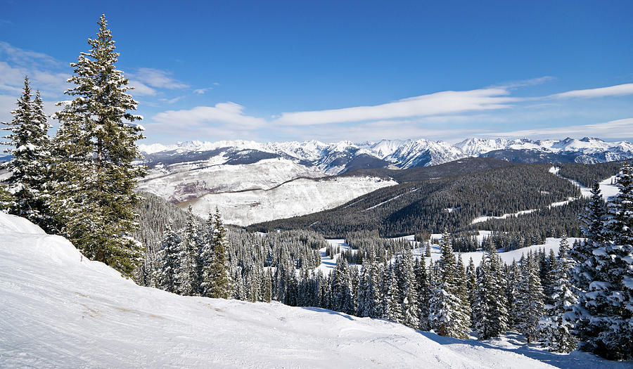 Panorama Of Rocky Mountains In Photograph by Miralex