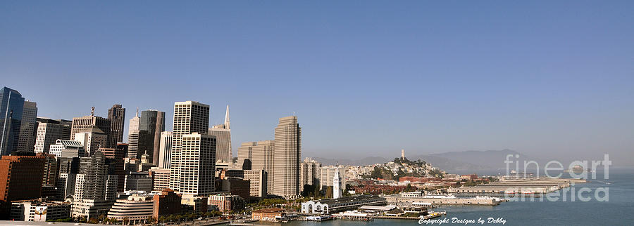 Panorama of San Francisco Photograph by Debby Pueschel