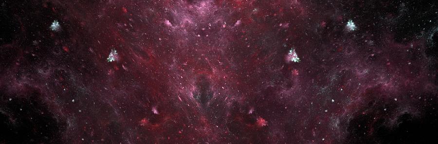 Panorama Of The Krytonian Nebula Painting