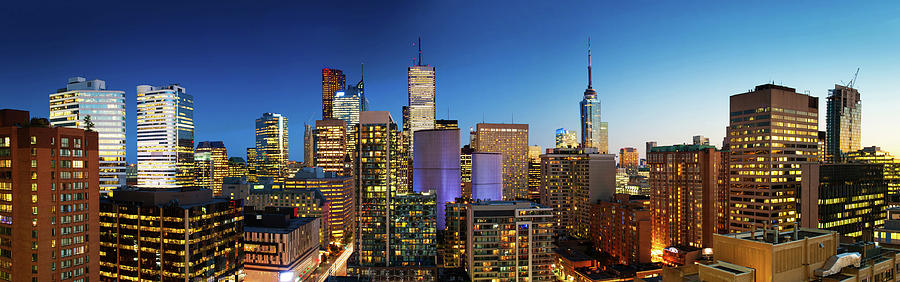 Panorama Of Toronto City Photograph by Naibank