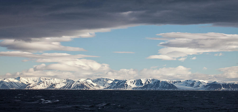 Panorama Off North End Of Spitsbergen Photograph by Darrell Gulin