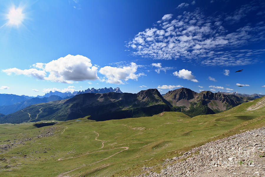 panorama on Dolomites Photograph by Antonio Scarpi