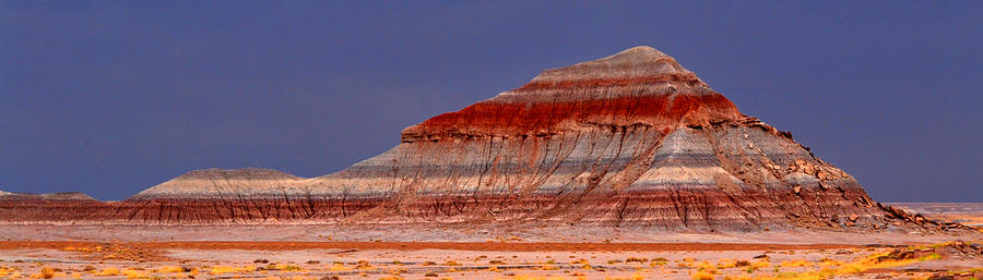 Panorama - Painted Desert 004 Photograph by George Bostian