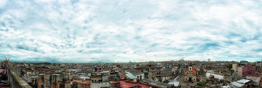 Panoramic Cityscape, Havana, Cuba Photograph by Elisabeth Pollaert Smith Panoramic Cityscape, Havana, Cuba Photograph by Elisabeth Pollaert Smith