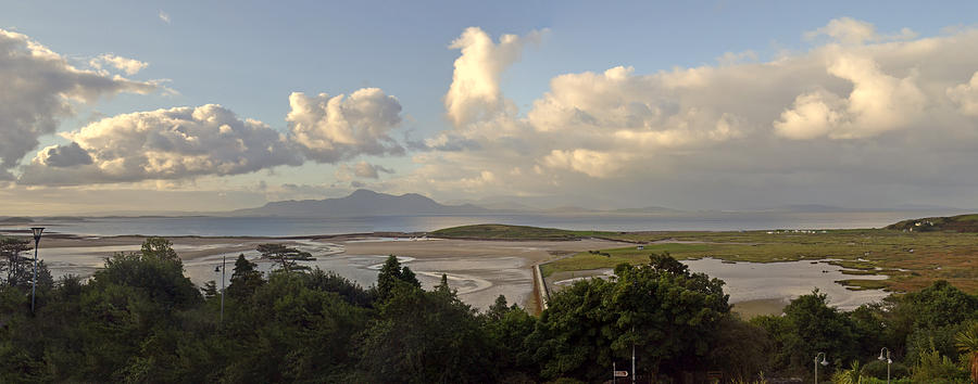 Landscape Photograph - Panoramic Clew Bay. by Terence Davis