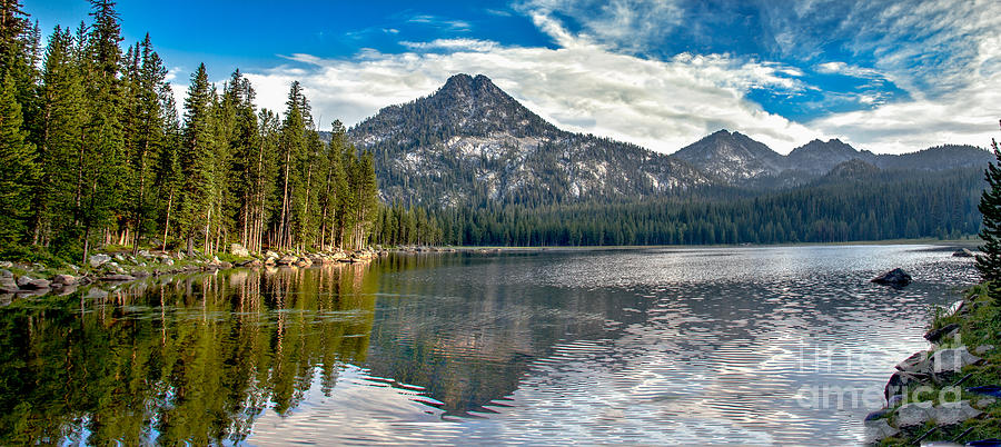 Panoramic Of Anthony Lake Photograph by Robert Bales