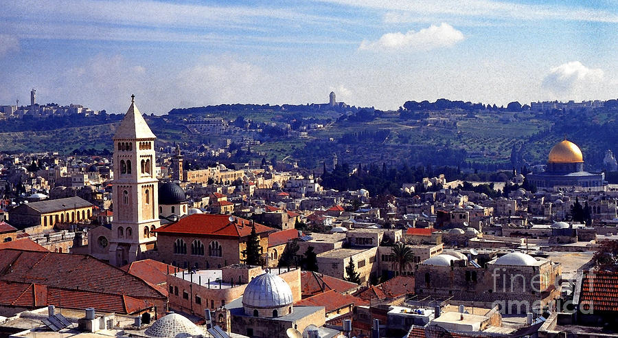 Panoramic of Jerusalem Photograph by Thomas R Fletcher