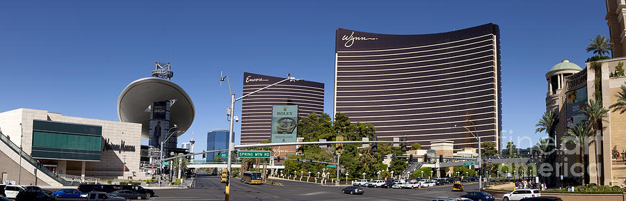 Panoramic of Las Vegas Blvd Photograph by Anthony Totah