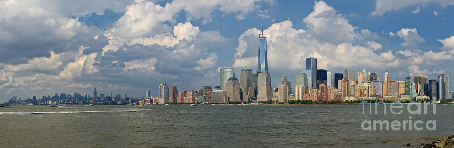 Panoramic of New York City Photograph by Cathy Alba