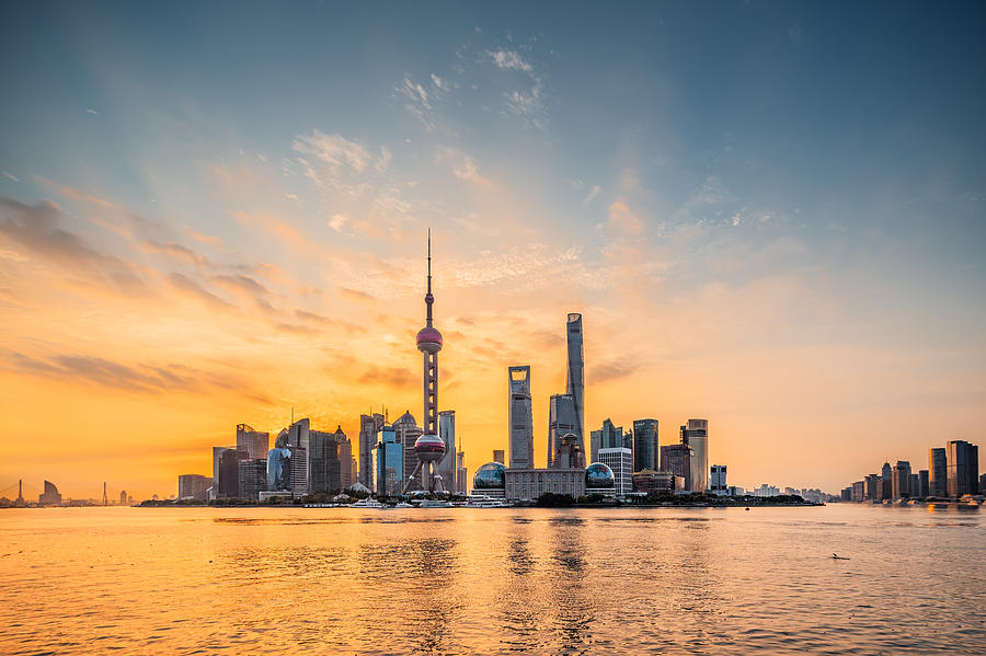 Panoramic skyline of Shanghai Photograph by MarsYu