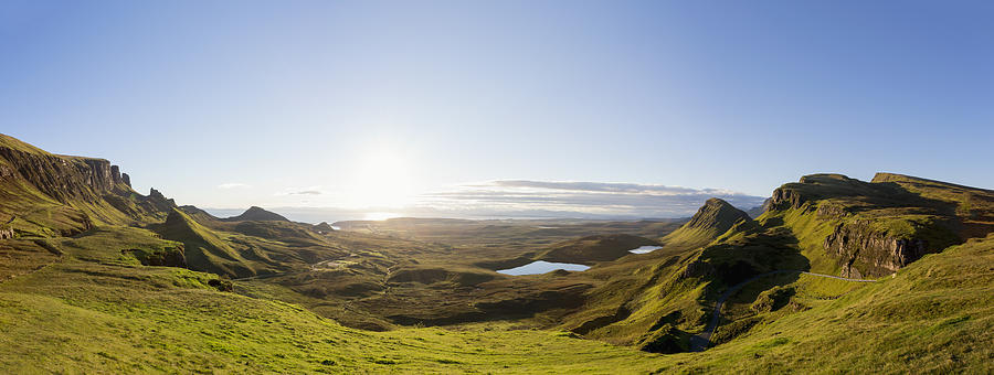 Panoramic Sunrise at the Quiraing on Isle of Skye Scotland Photograph by _ultraforma_