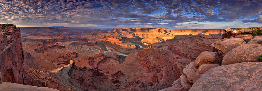 Ancient Photograph - Panoramic sunrise over Dead Horse Point State Park by Sebastien Coursol Ancient Photograph - Panoramic sunrise over Dead Horse Point State Park by Sebastien Coursol