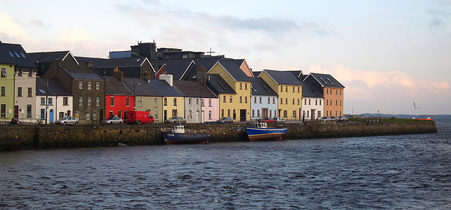 Panoramic The Long Walk Galway City Photograph by Patrick Dinneen - Pixels