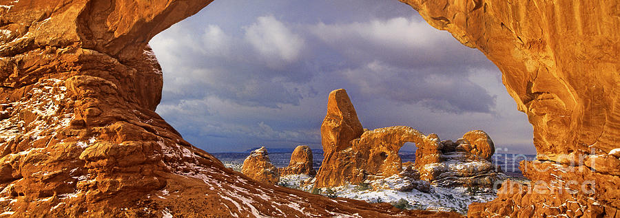 Panoramic Turret Arch Arches National Park Utah Photograph by Dave Welling